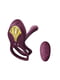 Смарт ерекційне кільце Zalo — BAYEK Velvet Purple, подвійне з ввідною частиною, пульт ДК | 6719236