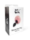 Силіконова анальна пробка М Art of Sex - Silicone Bunny Tails Butt plug Black, діаметр 3,5 см | 6719278 | фото 4