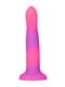 Фалоімітатор, що світиться в темряві, ADDICTION Rave 8″, Glow in the Dark Dildo Pink Purple, 20,3 см | 6719389 | фото 3