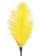 Лоскітка зі страусиним пером Art of Sex - Feather Tickler, колір Жовтий | 6719609 | фото 3