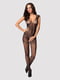 Бодістокінг Obsessive Bodystocking F234 S/M/L, абстрактний малюнок, глибоке декольте | 6719662 | фото 3