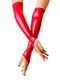 Вінілові міттинки Art of Sex - Lora довгі, размер S, колір червоний | 6719740 | фото 2