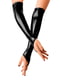 Вінілові міттинки Art of Sex - Lora довгі, размер S, колір чорний | 6719744 | фото 2