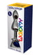 Металева анальна пробка Wooomy Lollypop Double Ball Metal Plug Blue L діаметр 3,5 см, довжина 10,5см | 6719781 | фото 3