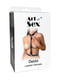 Портупея жіноча Art of Sex - Debbi, натуральна шкіра, розмір XS-2XL, колір чорний | 6719922 | фото 4