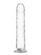Прозорий фалоімітатор ADDICTION Vertical Dong 8″, присоска, діаметр 3,8 см, віброкуля в подарунок | 6720010