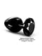 Металева анальна пробка з кристалом Dorcel Diamond Plug Black L | 6720063 | фото 2