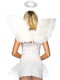Набір аксесуарів «Ангел» Leg Avenue Angel Accessory Kit, крильця з пір’я, німб | 6720177 | фото 2