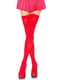 Щільні непрозорі панчохи Leg Avenue Opaque Nylon Thigh Highs Red, one size | 6720214