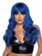 Хвиляста перука Leg Avenue Misfit Long Wavy Wig Blue, довга, реалістичний вигляд, 61 см | 6720231 | фото 2