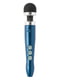 Вібромасажер DOXY Die Cast 3R - Blue Flame, дуже потужний, перезаряджуваний, металевий корпус | 6720242