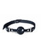 Кляп силіконовий Feral Feelings Silicon Ball Gag Black/Black, чорний ремінець, чорна кулька | 6720462