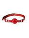 Кляп силіконовий Feral Feelings Silicon Ball Gag Red/Red, червоний ремінець, червона кулька | 6720464