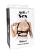 Шкіряна портупея Art of Sex - Melani Leather harness, Чорна XS-M | 6720492 | фото 4
