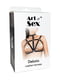 Портупея жіноча Art of Sex - Delaria Leather harness, Чорна XS-M | 6720497 | фото 3
