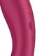 Вакуумний стимулятор з вібрацією Satisfyer Curvy Trinity 1 Red, іграшка 3в1 | 6720594 | фото 3