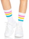 Шкарпетки жіночі в смужку Leg Avenue Pride crew socks Pansexual, 37–43 розмір | 6720697 | фото 3
