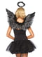 Крила чорного ангела Leg Avenue Angel Accessory Kit Black, крила, німб | 6720706 | фото 2