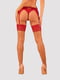 Панчохи під пояс із широким мереживом Obsessive Lacelove stockings XS/S | 6720751 | фото 2