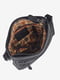 Черная кожаная сумка-мессенджер среднего размера | 6721774 | фото 4