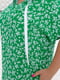 Зелена сукня-худі з подовженим подолом | 6721847 | фото 3