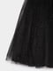 Чорна фатинова сукня в складку | 6721853 | фото 4