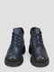 Кожаные ботинки черного цвета на шнуровке | 6722259 | фото 6