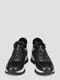 Комбинированные зимние кроссовки черного цвета | 6722271 | фото 6