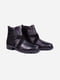 Комбинированные черные ботинки с декоративными ремешками | 6722278 | фото 5