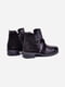 Комбинированные черные ботинки с декоративными ремешками | 6722278 | фото 6