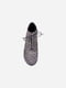 Замшевые ботильоны серого цвета в анималистичный принт на шнуровке | 6722276 | фото 3
