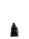 Лаковані туфлі чорного кольору на стійких підборах, декоровані спереді пряжкою та візерунком | 6722284 | фото 4