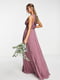 Вечірня сукня-міді фіолетового кольору | 6509261 | фото 3