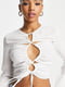 Блуза біла на завязках | 6509315 | фото 2