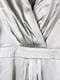 Сукня А-силуету кольору хакі з V-образним вирізом горловини | 6724435 | фото 4