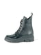 Ботинки кожаные на шнуровке черные | 6725001 | фото 3