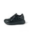 Шкіряні кросівки на платформі чорні | 6725017 | фото 3