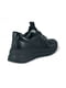 Кроссовки кожаные на платформе черные | 6725034 | фото 3