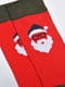 Носки новогодние красные с рисунком | 6725110 | фото 2
