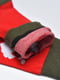 Носки новогодние красные с рисунком | 6725110 | фото 3