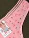 Труси стрінги рожеві з принтом | 6725248 | фото 3