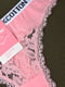 Труси стрінги з гіпюровими вставками рожеві | 6725295 | фото 3