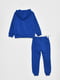Спортивний костюм на флісі синій | 6725454 | фото 2
