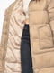 Куртка еврозима бежевого цвета с поясом | 6725459 | фото 4