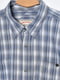 Рубашка батальная голубая в полоску | 6725643 | фото 3