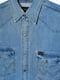 Сорочка напівбатальна джинсова блакитна | 6725686 | фото 3