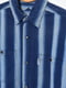 Сорочка батальна у смужку синя | 6725694 | фото 3