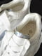 Кросівки білого кольору на шнурівці | 6725712 | фото 4