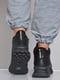 Кроссовки на меху черные | 6725714 | фото 3