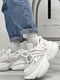 Кросівки білого кольору на шнурівці | 6725720 | фото 2